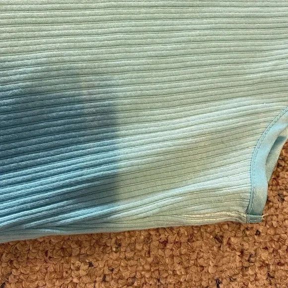 VTG Vanity Fair Fairy Cami Tank Top Size L Light Blue Babydoll Lace & Satin Trim - Picture 8 of 8